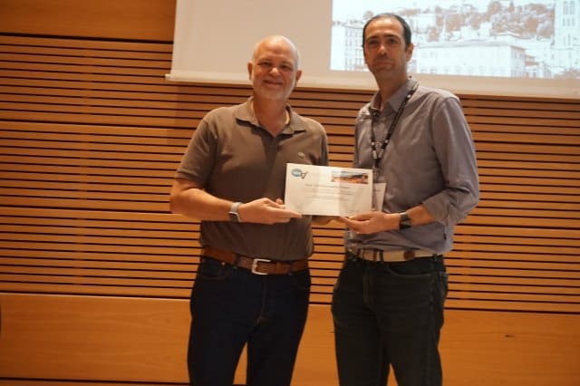 Web4All Challenge winners: Ted Drake (Intuit) and Carlos Duarte (LASIGE, Faculdade de Ciencias da Universidade de Lisboa)