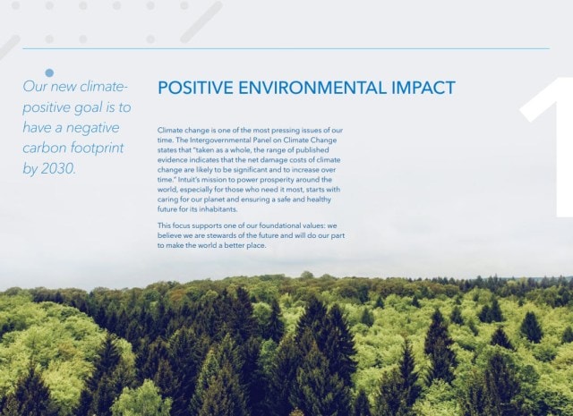 Positive Environmental Impact