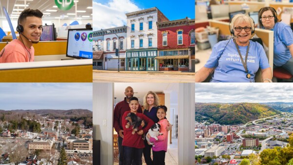A collage of images from our Prosperity Hubs
