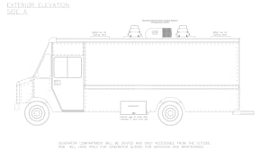 A rendering of a food truck.