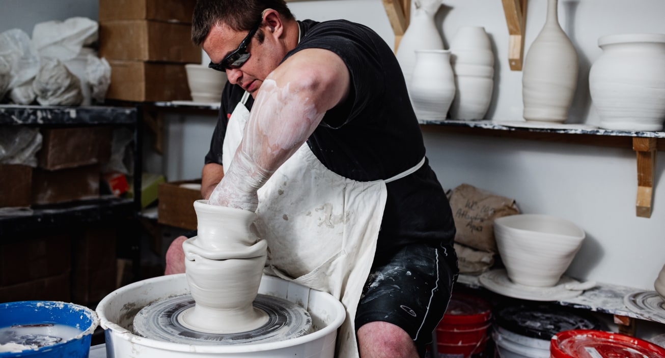 Living beyond your challenges with the DeafBlind Potter - Intuit Blog