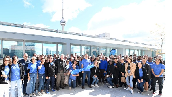 Intuit Canada team at new Canadian headquarters in Toronto's downtown core