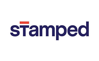 Stamped logo