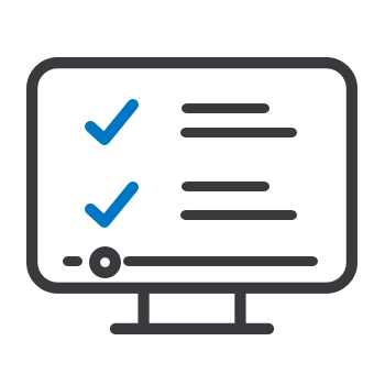 Icon representing course structure 