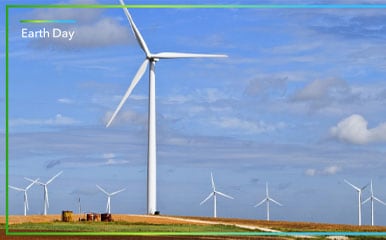 Wind power stations