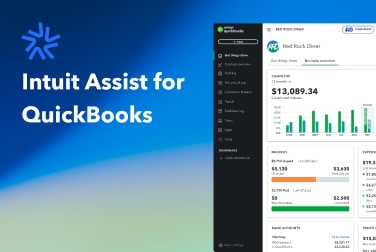 A product screen of Intuit Assist for QuickBooks