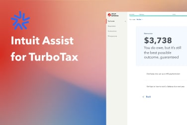 A product screen of Intuit Assist for TurboTax