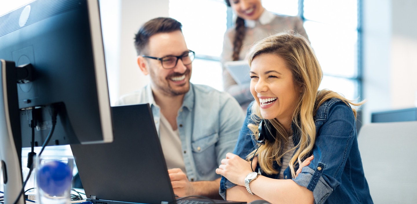 Group of business people working