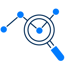 A blue object with numbers and numbers on it.